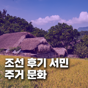 조선 후기 서민 주거 문화와 소박한 일상사 - 일반 백성들의 가옥 형태, 생활용품, 일상 풍습 연구